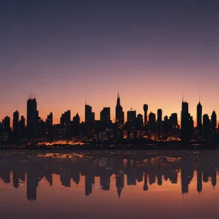 city silhouette png