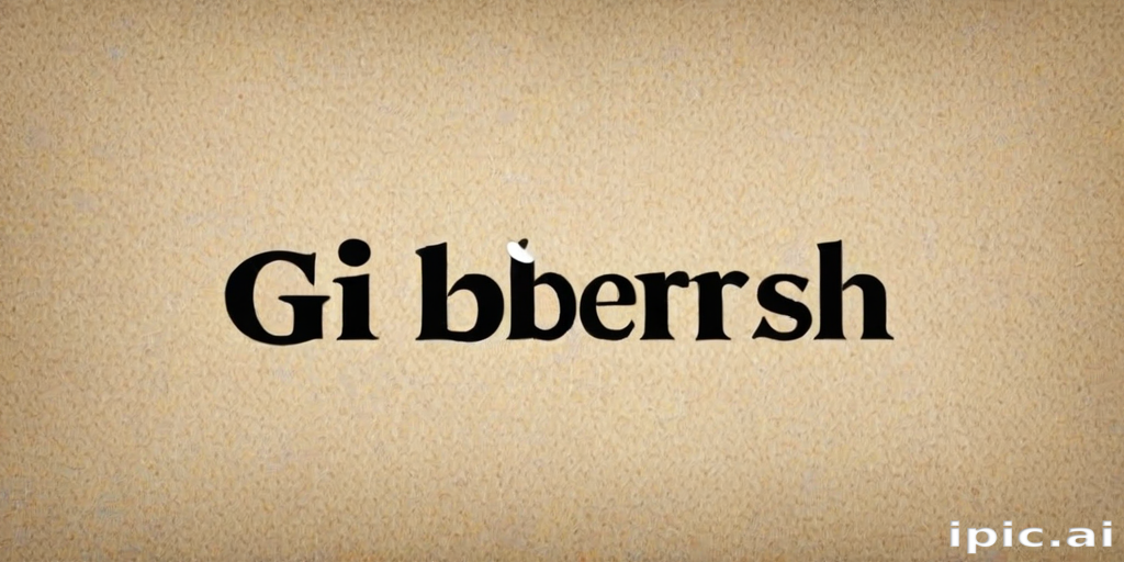 gibberish