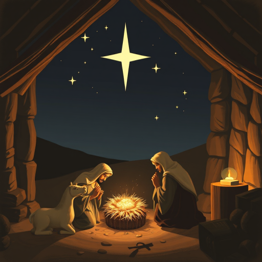 images of the manger scene