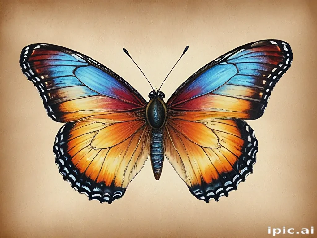images of drawings of butterflies