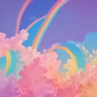 rainbow wallpaper aesthetic