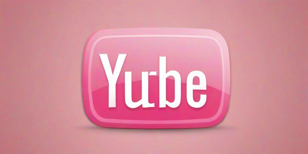 pink youtube logo