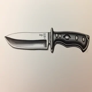 knife drawing