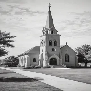 church drawing