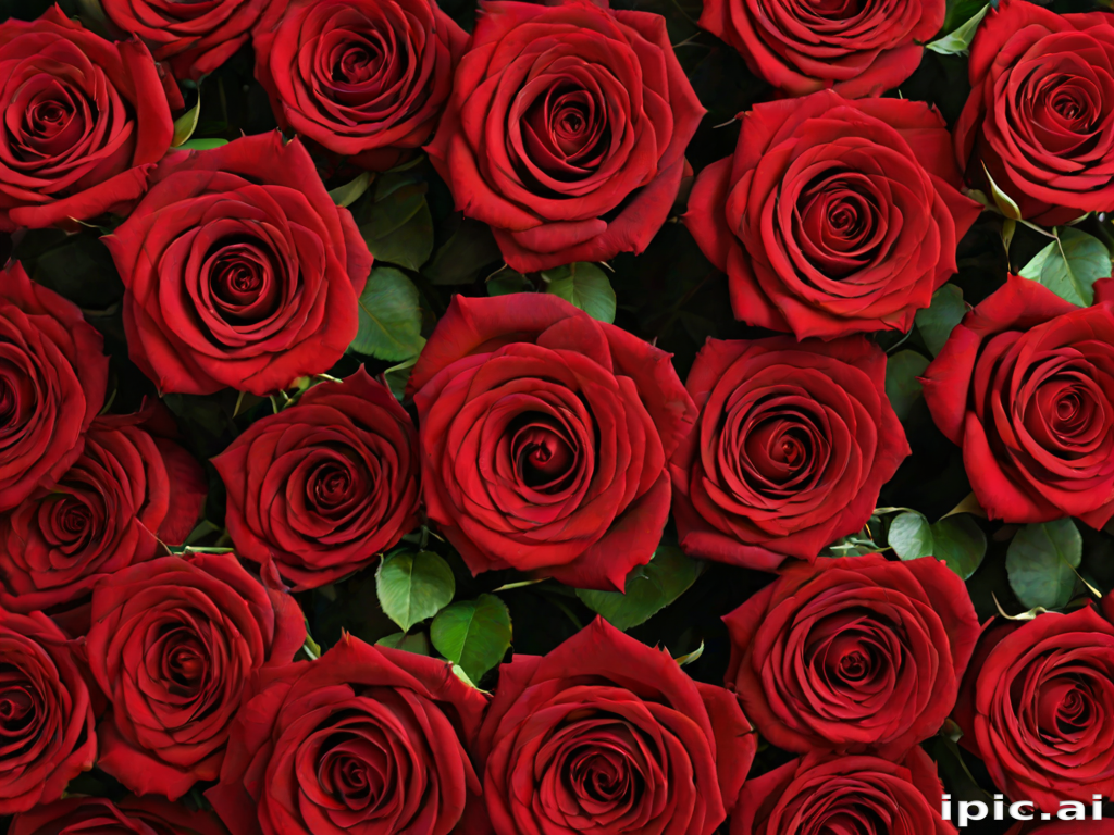red rose background