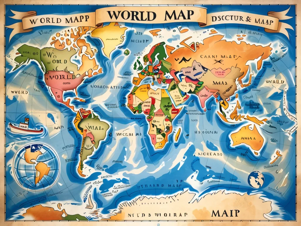 world map picture