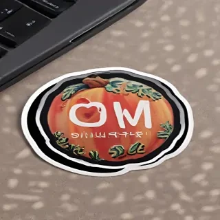 sticker mockup