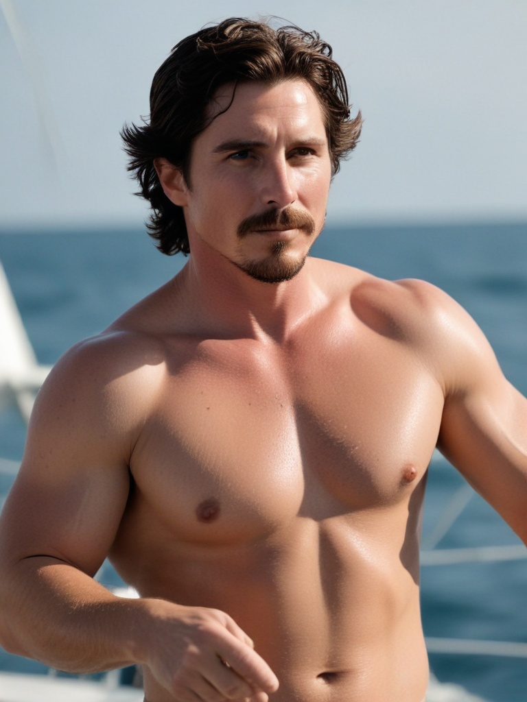 Ai Image Generator - Ai Art Generator - High Quality and 100% Unique Images  - iPic.Ai Christian bale as bruce wayne,on a yacht,