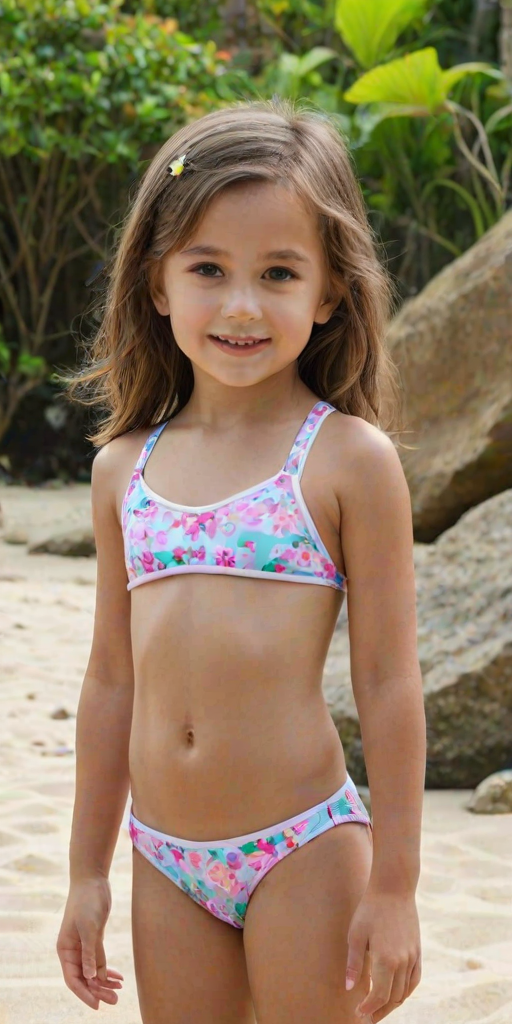 ai little girl bikini