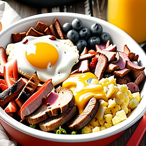hardee's low carb breakfast bowl