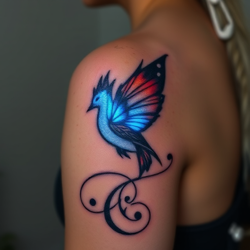 Pioneering augmented reality tattoo called "Living Canvas" incorporating specialized ink and smartphone technology to display animated elements when viewed through a dedicated app static linework serves as