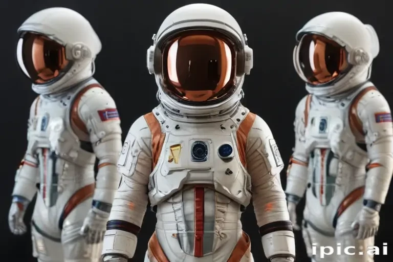 cartoon transparent astronaut suit