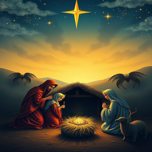 free nativity scene background images