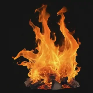 flames transparent background