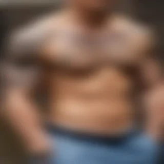 male rib tattoos