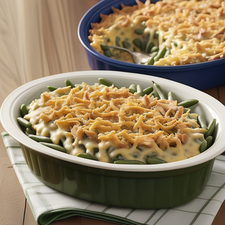 green bean casserole with velveeta