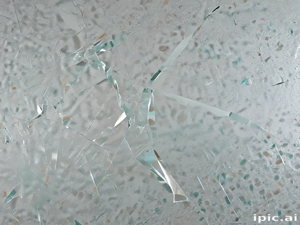 broken glass overlay