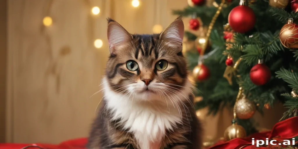 cat christmas wallpaper