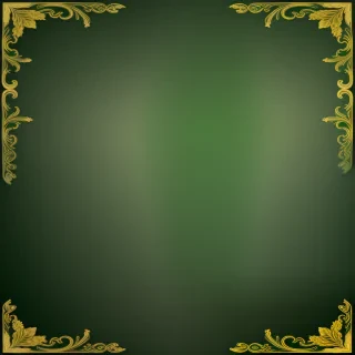 green and gold background