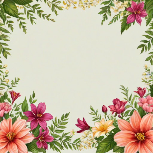 border flower png