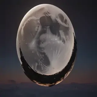 aesthetic crescent moon