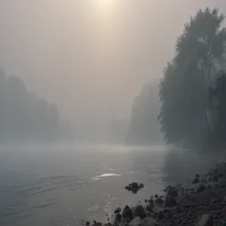 foggy background