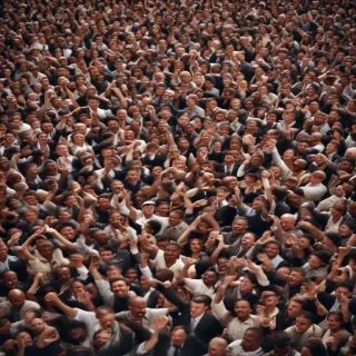 crowded png