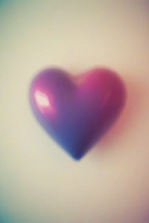 blurry heart wallpaper
