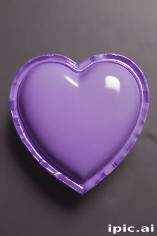 aesthetic purple heart