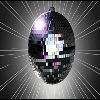 disco ball clipart transparent