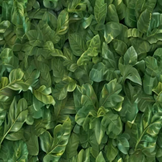 green leaf design