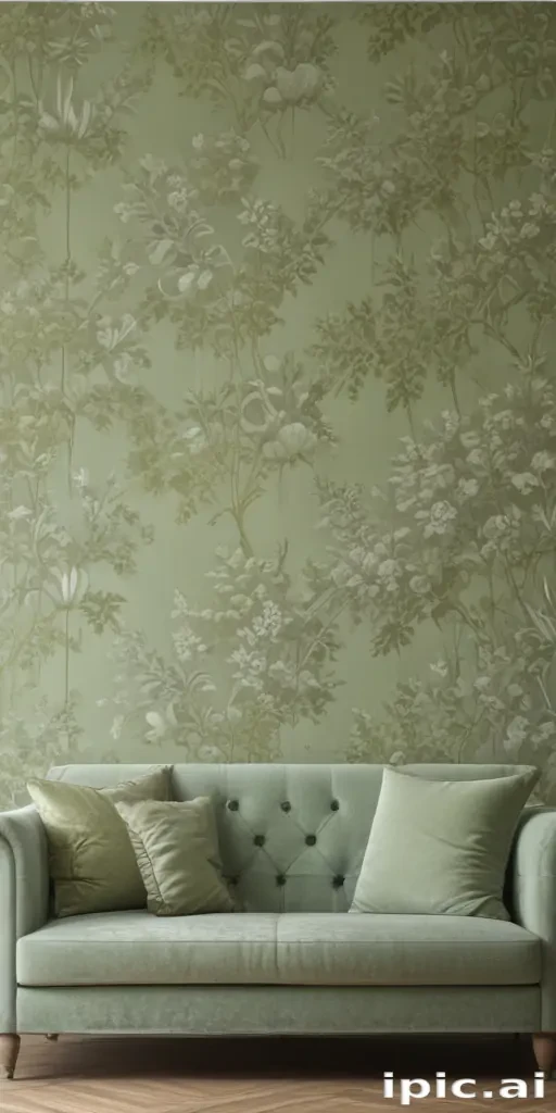 wallpaper aesthetic sage green