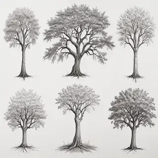 images of trees for drawing