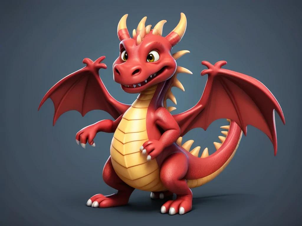 cartoon dragon
