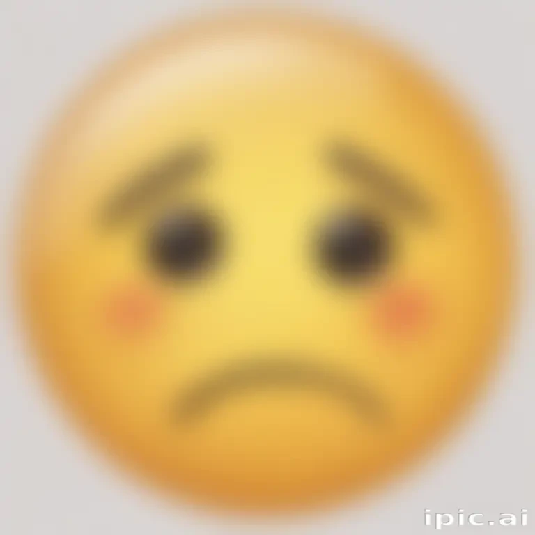 sad face emoji png