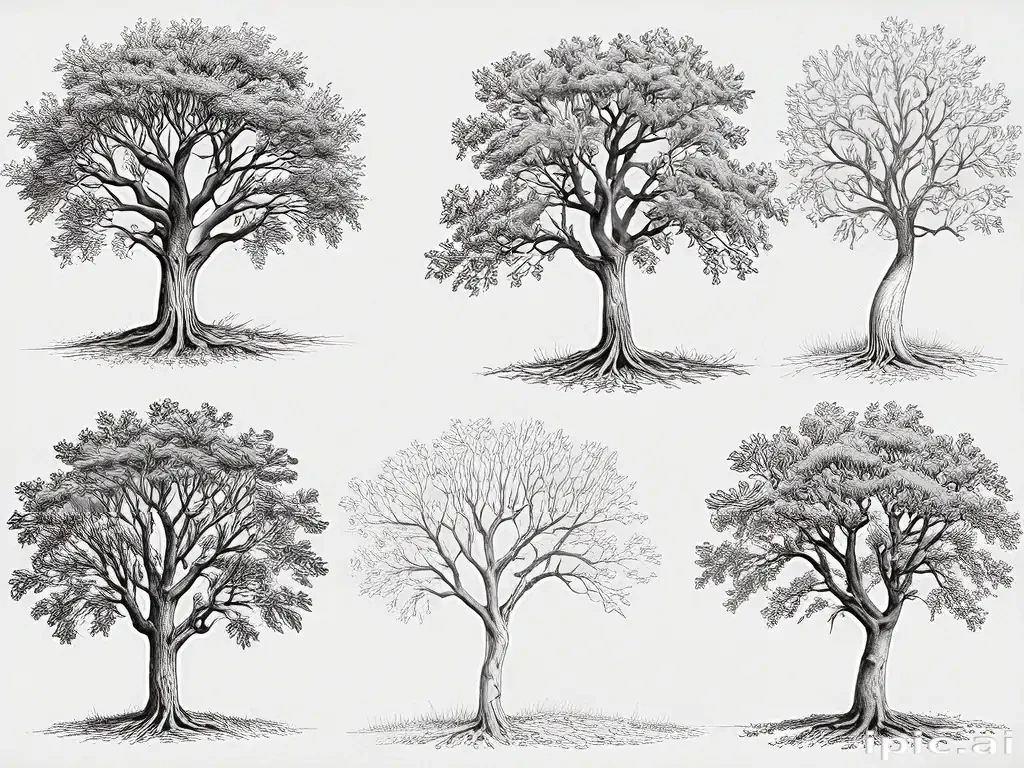 images of trees for drawing