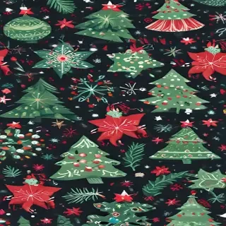 astetic christmas wallpaper