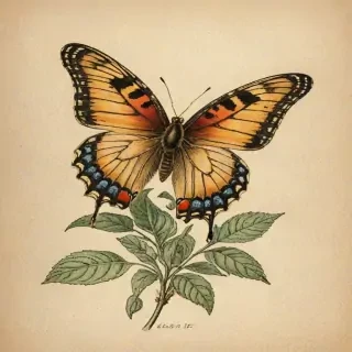pictures of drawings of butterflies