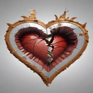broken heart transparent