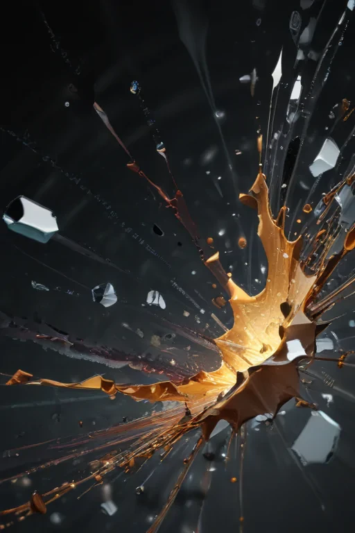 glass shattering png