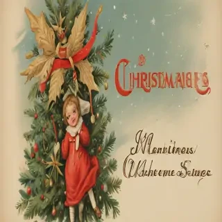 vintage merry christmas image