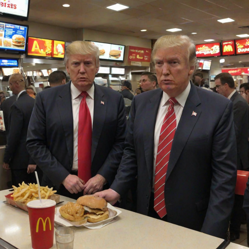donald trump at mcdonalds