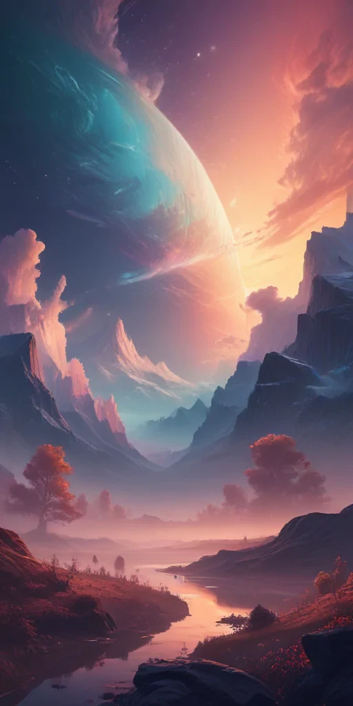 aesthetic aura gradient