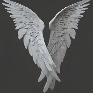 realistic angel wings png