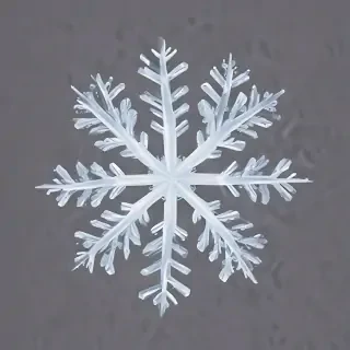 transparent background snowflake clipart