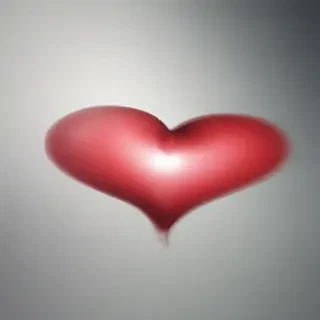 blurry heart
