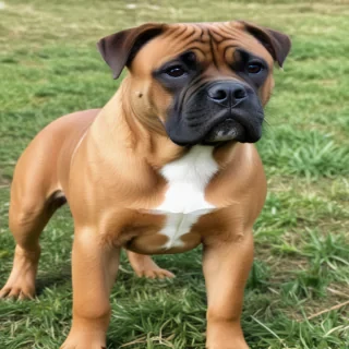 staffy bull bullmastiff