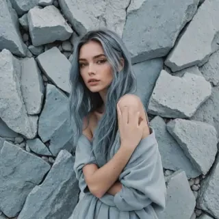 grey blue aesthetic