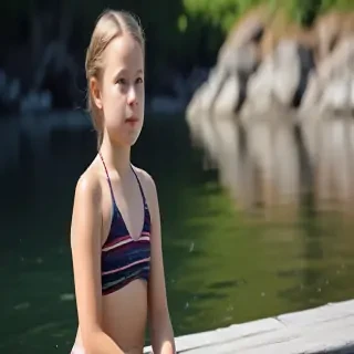greta thunberg in bikini