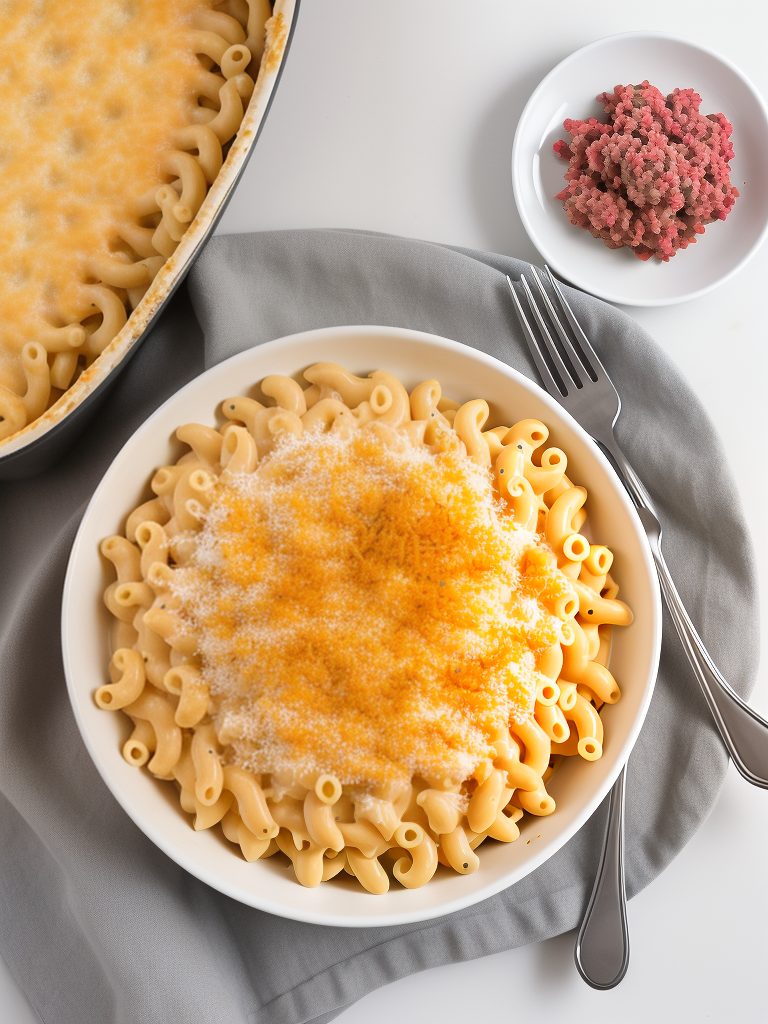 mac and cheese with ground beef